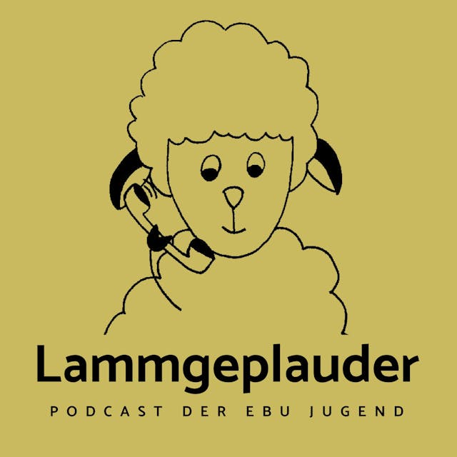 Lamm mit Telefonhörer. Lammgeplauder - Podcast der EBU Jugend